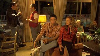 after the store closes, august tucks her big pussy lips into lingerie before getting ridden hard doggystyle by her lover.