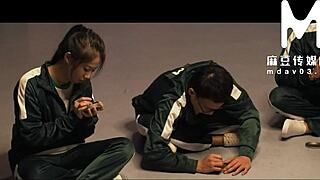 Modelmedia Squirt Game Ep2 Tests Blowjob Skills Hard