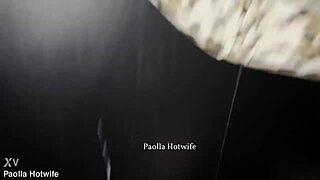 paolla hotwife mama's risky gloryhole fuck with hung black stranger