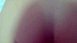 Naughty redhead neighbor cum facial