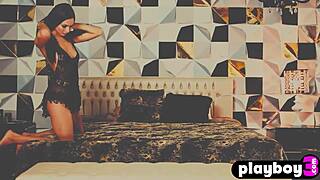 blonde dorothy grant strips lingerie showing huge butt and body