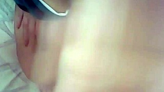 brunette latina milf's big natural tits bounce wildly as she rides monster cock after sloppy blowjob and cunnilingus fingering.