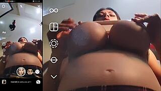 hey check this futanari trap testing huge filters on big tits 😜