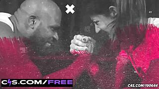 whoa these muscle babes lora cross cheyenne jewel wrestle topless hard!!