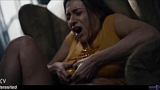 josephine jackson, why's your lesbian pussy squirting from alien parasite while i dominate your face sitting and scissoring?