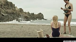 Juana Acosta Ingrid García Jonsson Topless Handjob