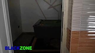 Curvy ebony stepmom seduces stepson right in the kitchen