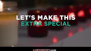 seth and leana lovings get sensual in steamy nuru shower creampie session