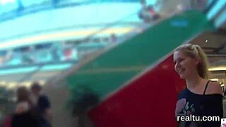 czech mall chick strips and gets pov screwed hard