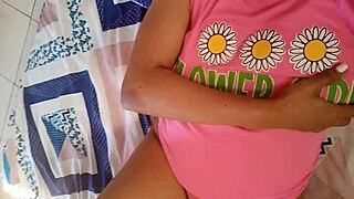 horny wife fingers creamy vagina awaiting cheating husband's thrust