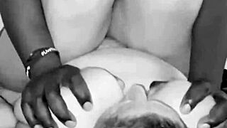 Stepbrother's BBC Owns Cheating Big-Ass Wife's Throat Again