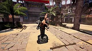 Lara Croft Deepthroats Huge Statue Cock In Wild 3D Hentai!