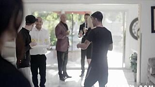 rich philanthropist shelters petite homeless teen then dominates her roughly in twisted fantasy