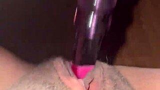 WIFE'S PUSSY Squirts from Dildo FUCK