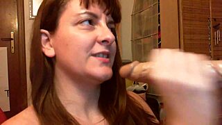 mom shows if rubber pussy beats real one using her milf hole on doll