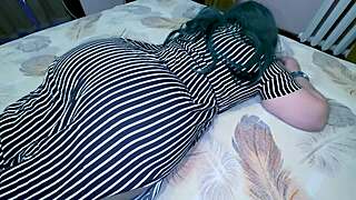 big ass milf's homemade anal and titty blowjob