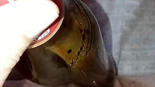 pregnant gretala rubs bottle on juicy pussy lips 😏🔥