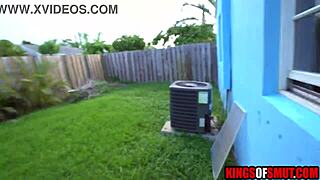 stepsis sucks stepsis bro hard then fucks outdoor backyard pov