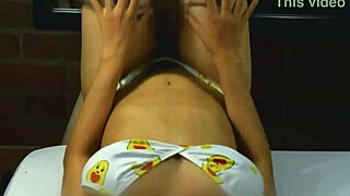 cute teen girlfriend cheats with friend for hardcore creampie