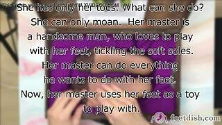 lilly's nylon secretary feet tickled in box 😈👠