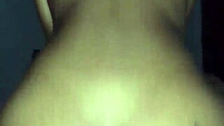 acidental cowgirl creampie with my big tits latina riding don't cum inside me