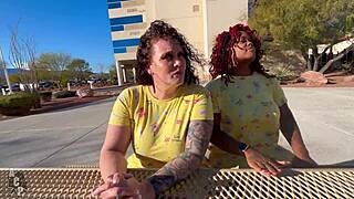 Can Siren Nudist and Somali Rose outrun Doctor Gibby the Clown's beach fuckdown?