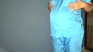 pregnant mexican nurse craves cum fill after shift 😩💦👩‍⚕️
