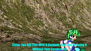 Suika and Cirno's futanari choice in Touhou parody