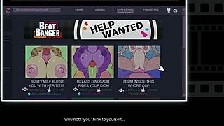 cathy kitty drops to knees for deep beat banger blowjob