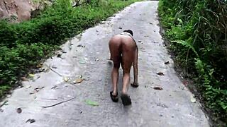 wanna fuck right in the middle of this forest path?