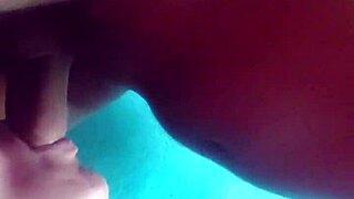 i tried deepthroating her huge cock but gagged bad outdoors