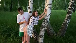 Fucking Best Friend's Hot GF Hard in Forest Again!