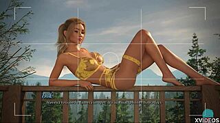 this naughty blonde slut in lingerie craves your cock right now