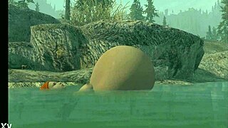 vore animation devours prey in wild cartoon fantasy scene