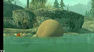 vore animation devours prey in wild cartoon fantasy scene