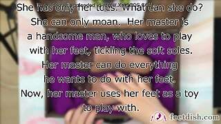 lilly's nylon secretary feet tickled in box 😈👠