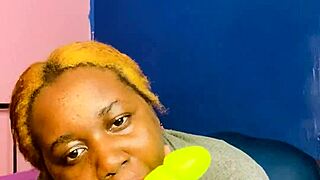 Blonde babe slut sucks dildo: yeah or nah?