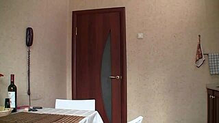 Daddy roughly fucks cute teen maid in homemade POV