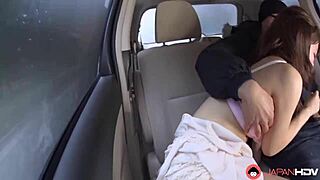 😍 Rina serino deepthroats cock in car backseat uncensored! 🔥