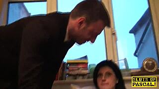 Bound Cumswallowing Sub Rides Rough in Lingerie