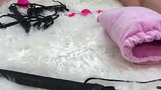 Oiled Massage To Pussy And Asshole Dildo Fuck