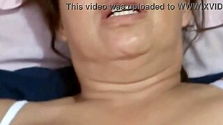 Stepson devours my wet pussy before slamming deep and creampie filling