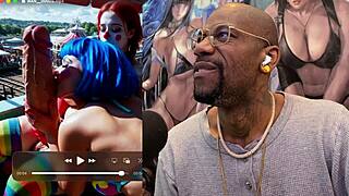 trans clown throated by thicc cock girl!