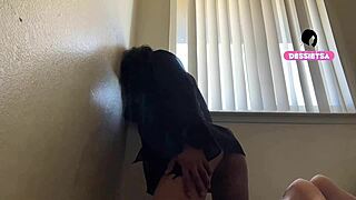 hey gorgeous tgirl, you horny alone in dorm room?