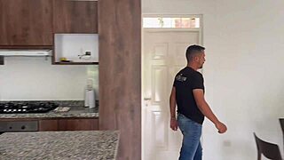 Romantic Dinner Ends with Pregnant Milf Kitchen Sex Part 1!