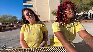 Can Siren Nudist and Somali Rose outrun Doctor Gibby the Clown's beach fuckdown?