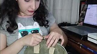 latina girlfriend next door masturbates hidden till i fuck her juicy ass toys