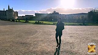 Christina's Petite Milf Brunette Unleashed In First Wild Fuck!