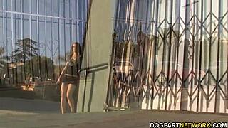 mona lee takes massive black cock deep in her ass