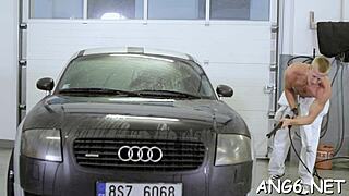 Adorable teen roughly rides charming stud's nasty cock to orgasm